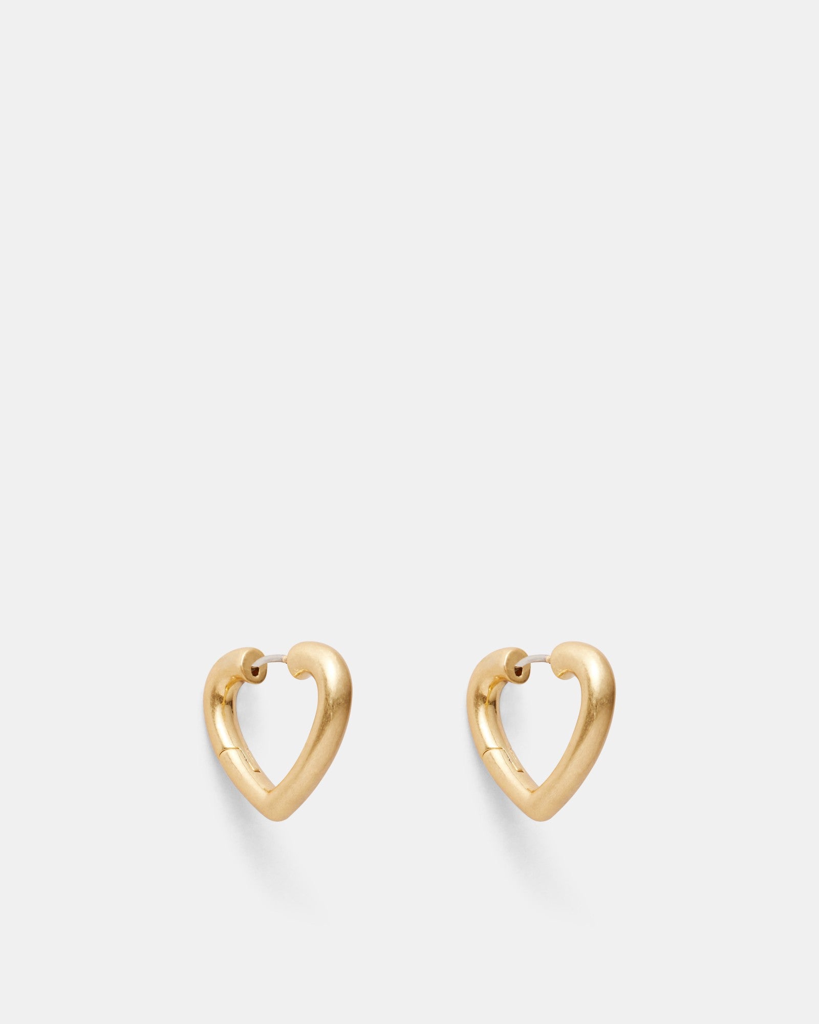 So Fetch Heart Drop Earrings - Gold