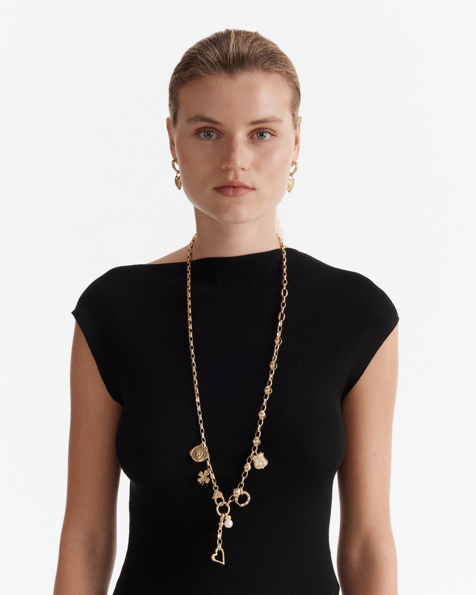 Charm N Cute Necklace - Gold