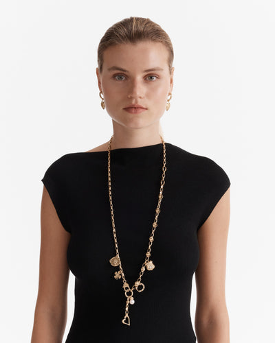 Charm N Cute Necklace - Gold