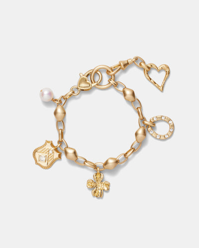 Charm N Cute Bracelet - Gold