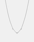 Heart To Heart Necklace - Silver