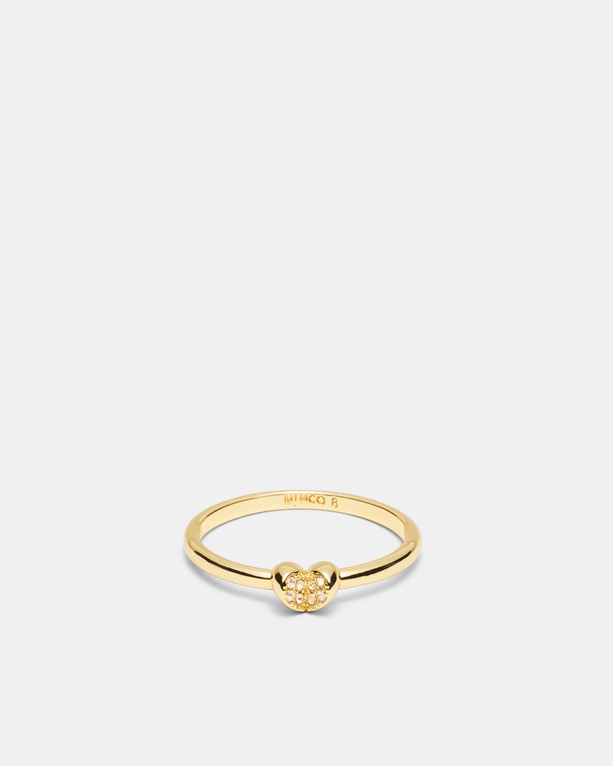 Heart To Heart Ring - Gold