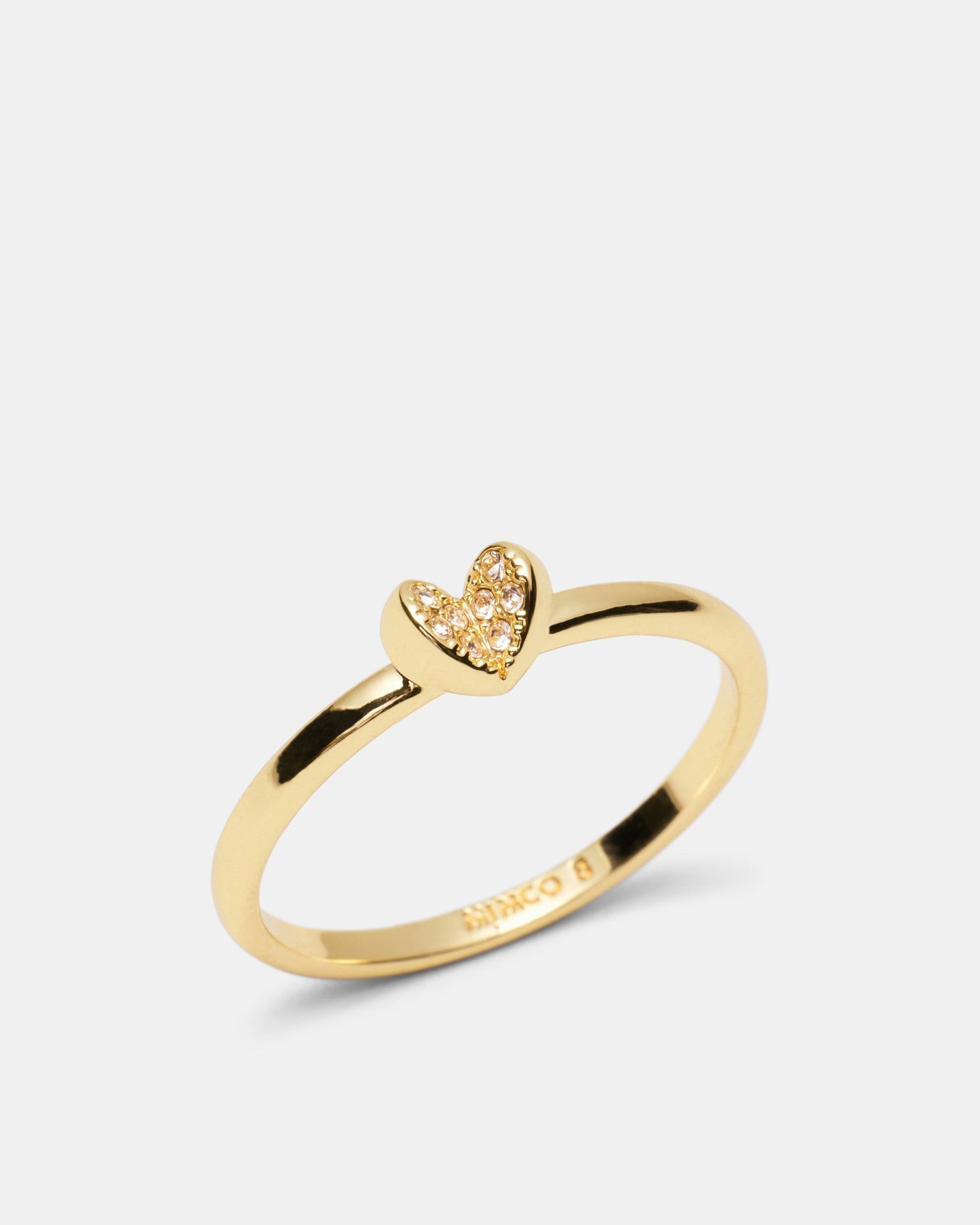 Heart To Heart Ring - Gold