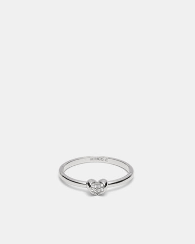 Heart To Heart Ring - Silver