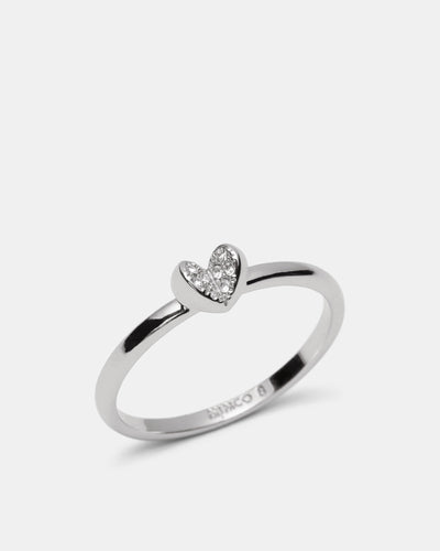 Heart To Heart Ring - Silver