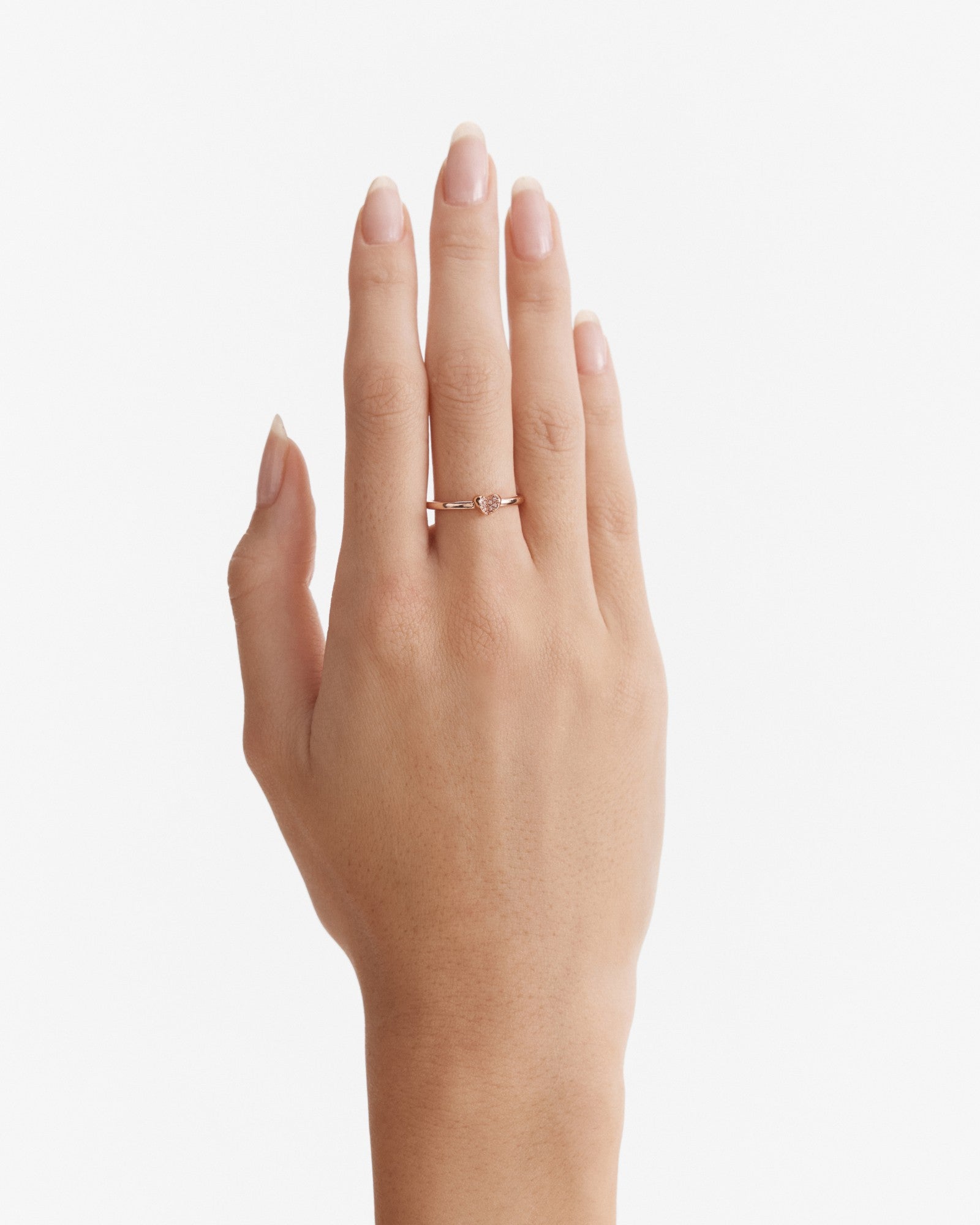Heart To Heart Ring - Rose Gold