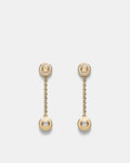Glitters Drop Earrings - Gold