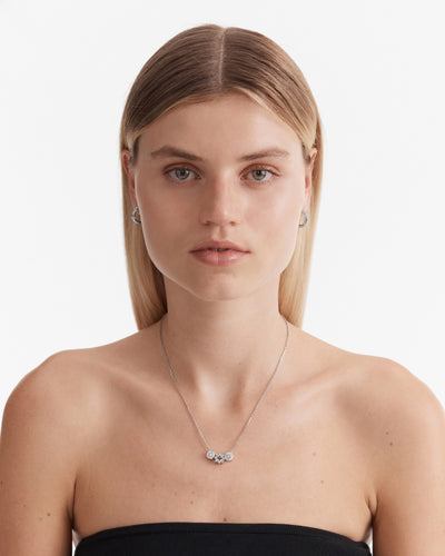 Glitters Necklace - Silver
