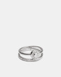 Glitters Ring Set - Silver