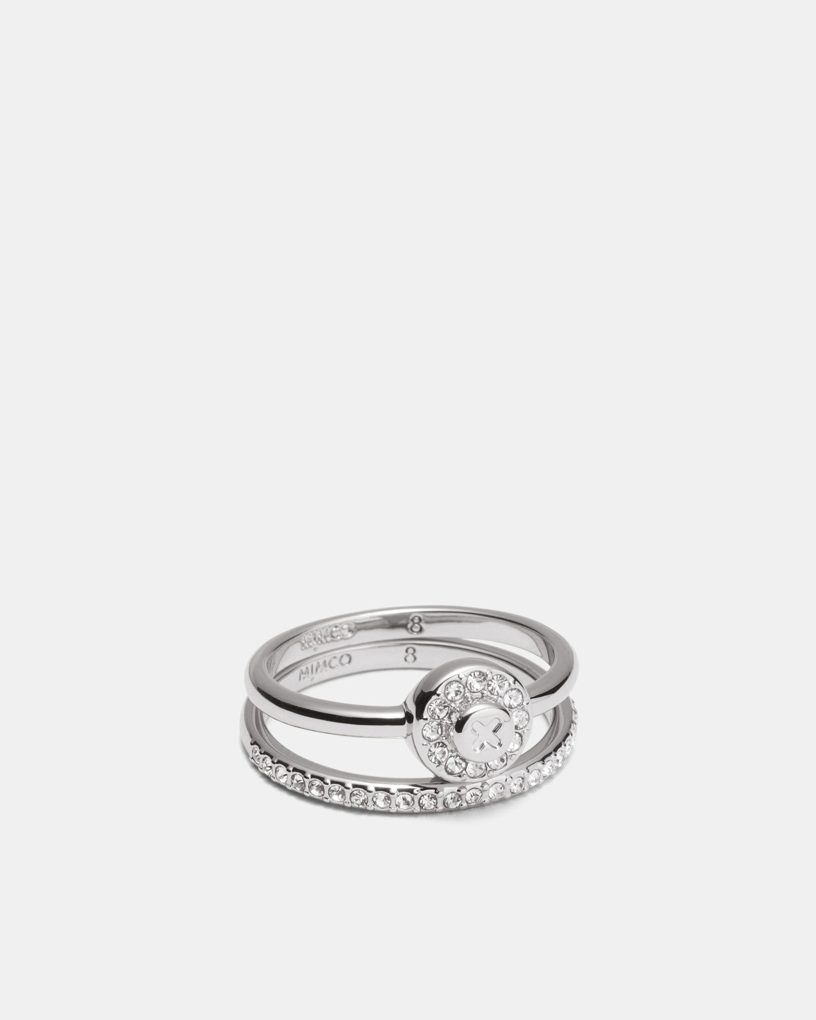 Glitters Ring Set - Silver