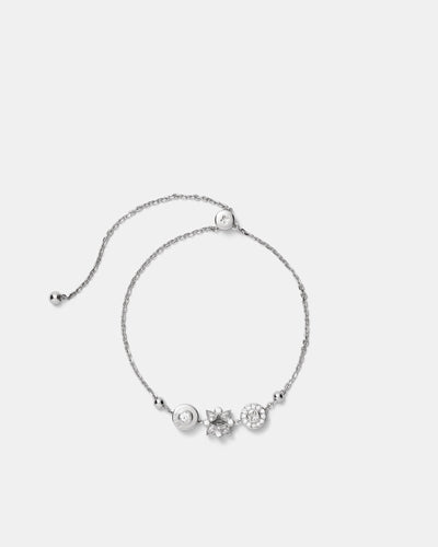 Glitters Toggle Bracelet - Silver