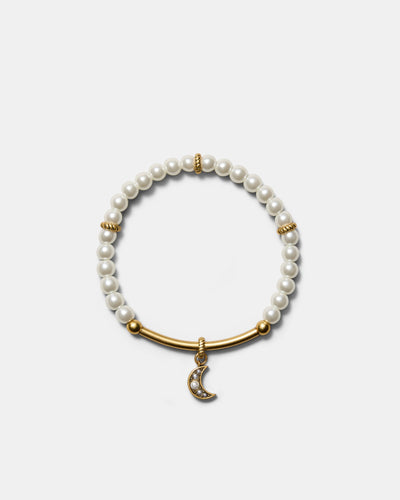 Emotional Pearl Bracelet - Gold
