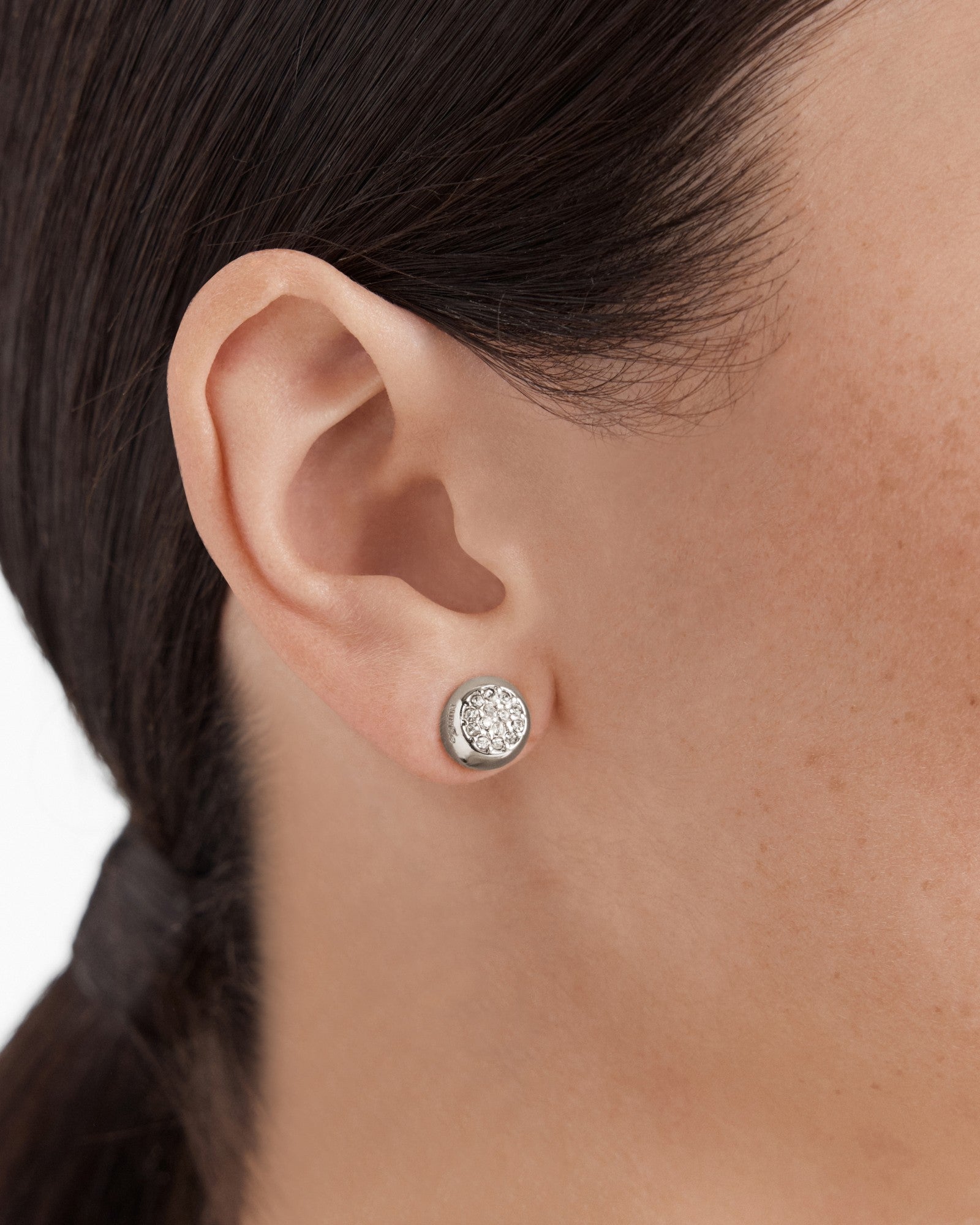 Reflect Stud Earrings - Silver