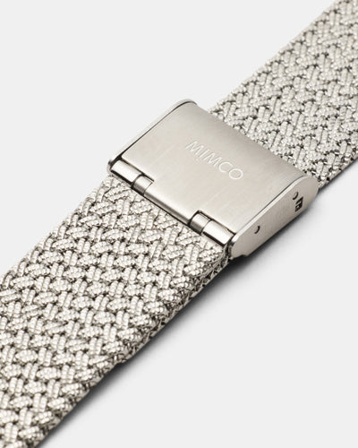 40mm Mesh Watch Band - Silver