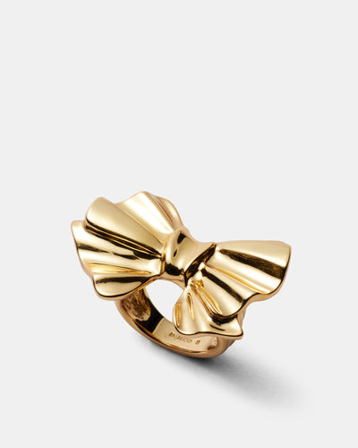 Girl Squad Bow Ring - Gold
