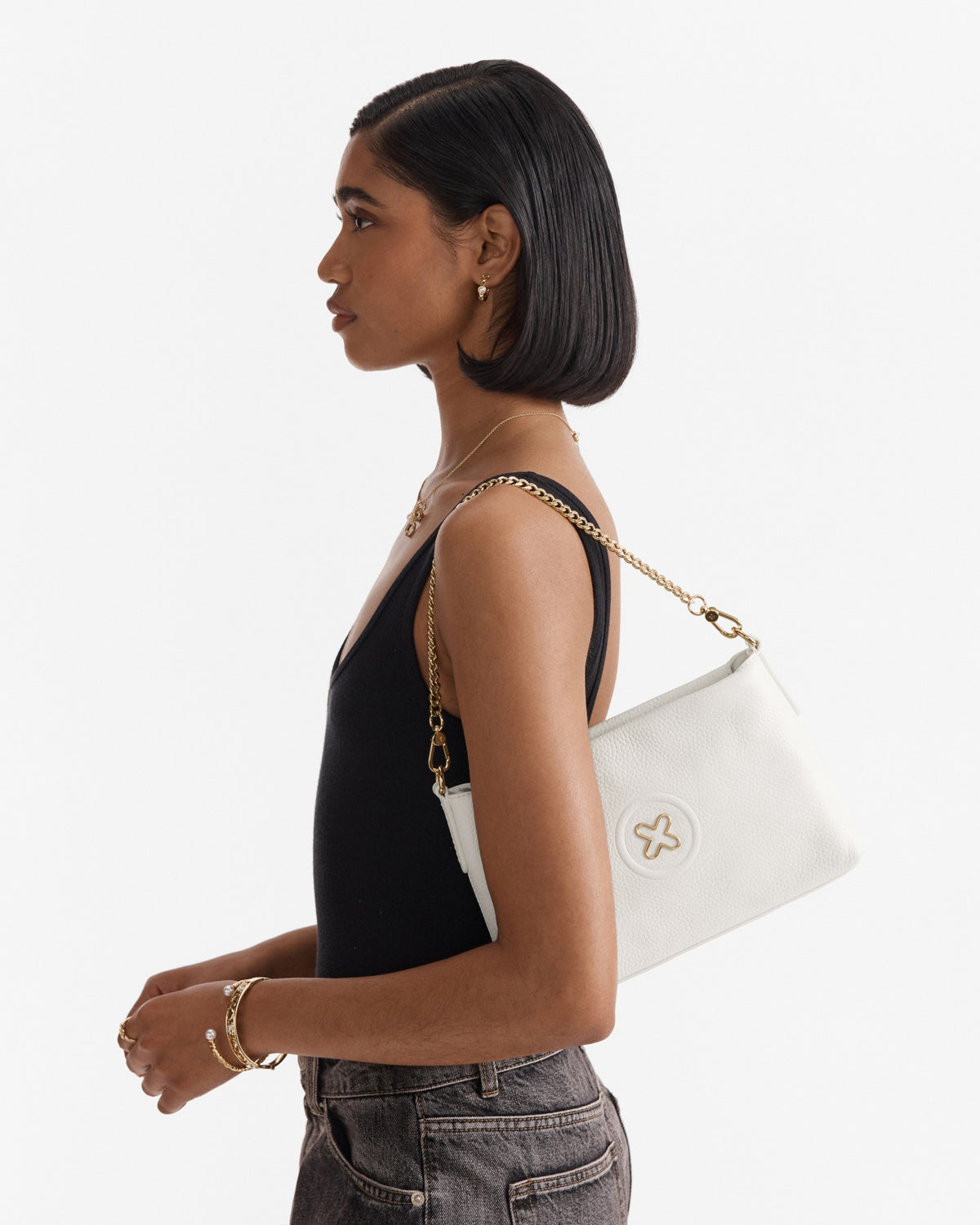 Link Chain Shoulder Bag Strap - Light Gold