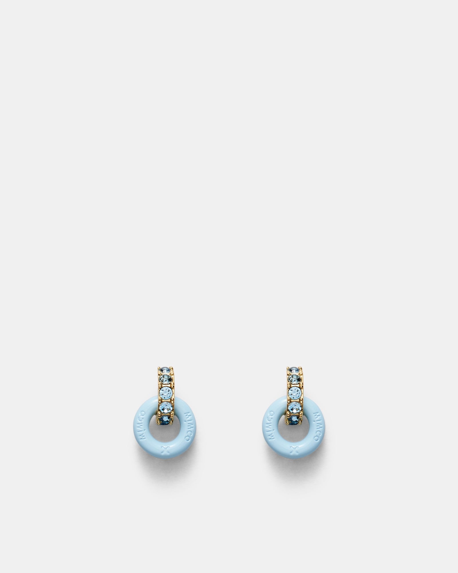 Circulate Stud Earrings - Baby Blue