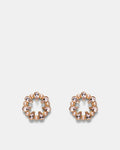 The Bumper Stud Earrings - Petal
