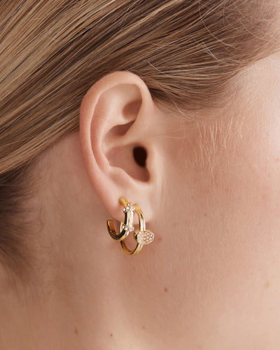 Miss Mim Hoop Earrings - Gold