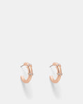 Miss Mim Hoop Earrings - Rose Gold