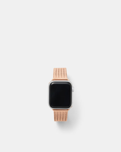 40mm Mesh Watch Band - Rose Gold