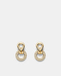 Lets Connect Hoop Earrings - Gold