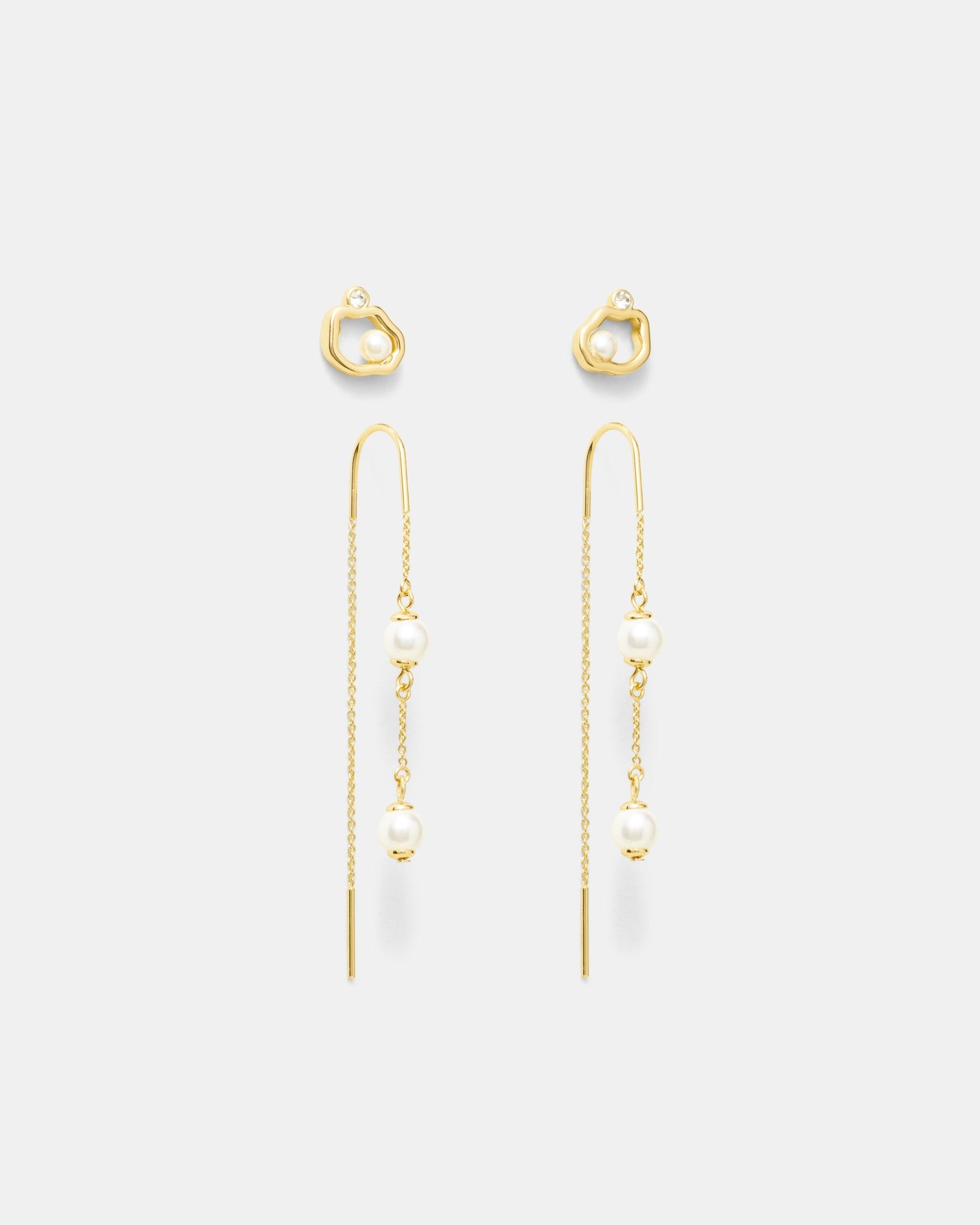 Theia Earrings Set - Gold