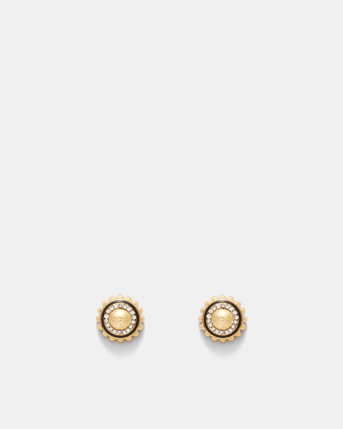 Radiance Stud Earrings - Black