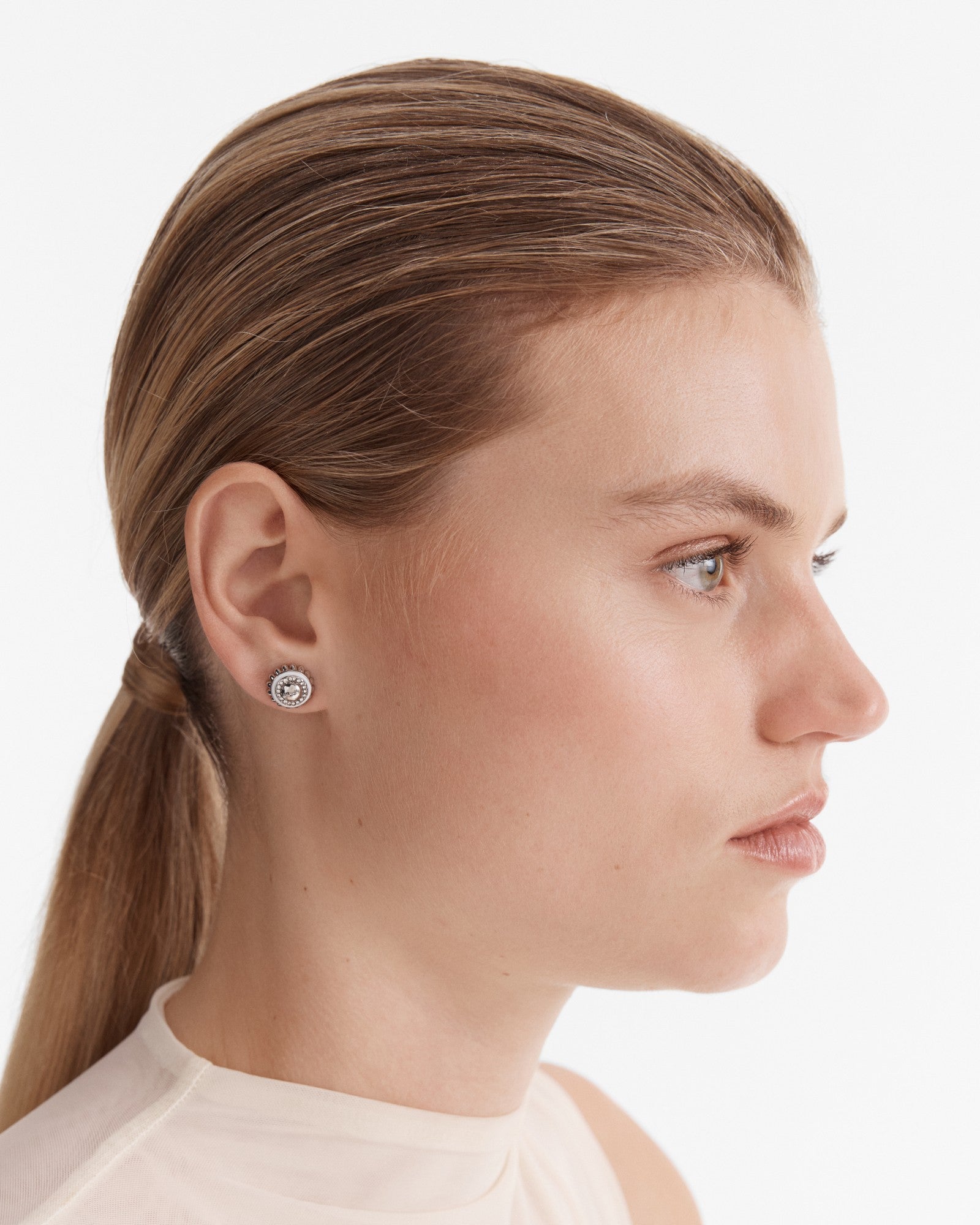 Radiance Stud Earrings - Silver