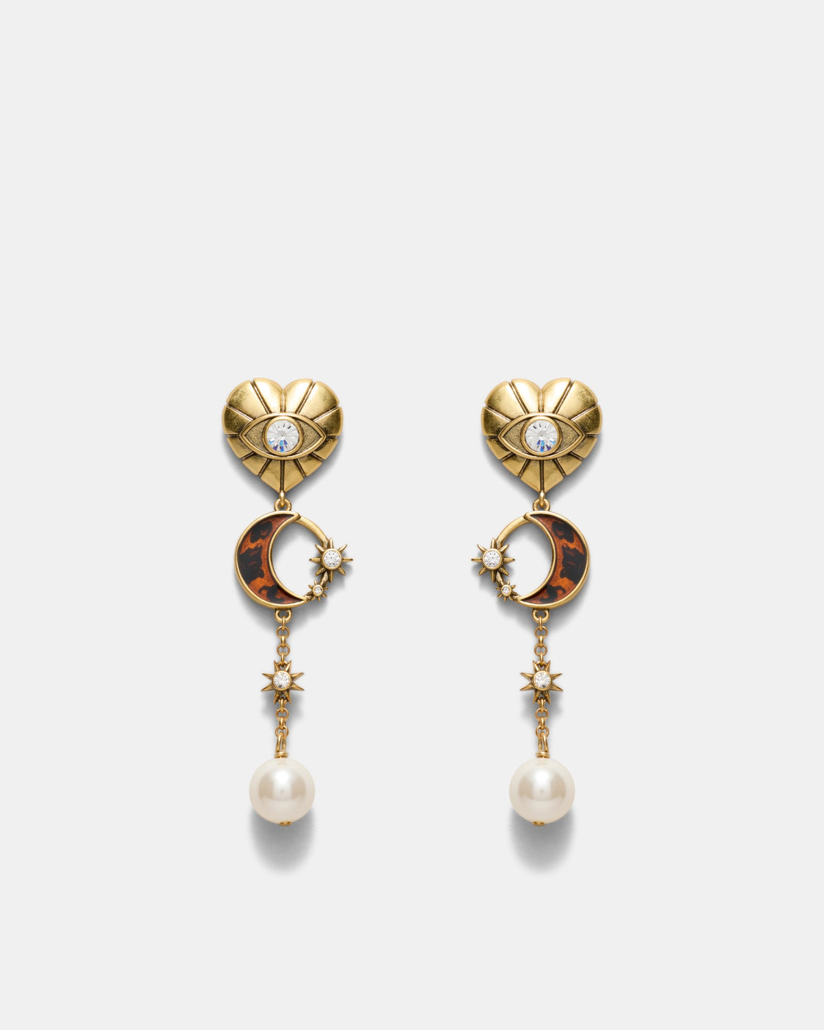 Emotional Drop Earrings - Gold
