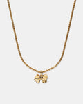 Girl Squad Bow Necklace - Gold