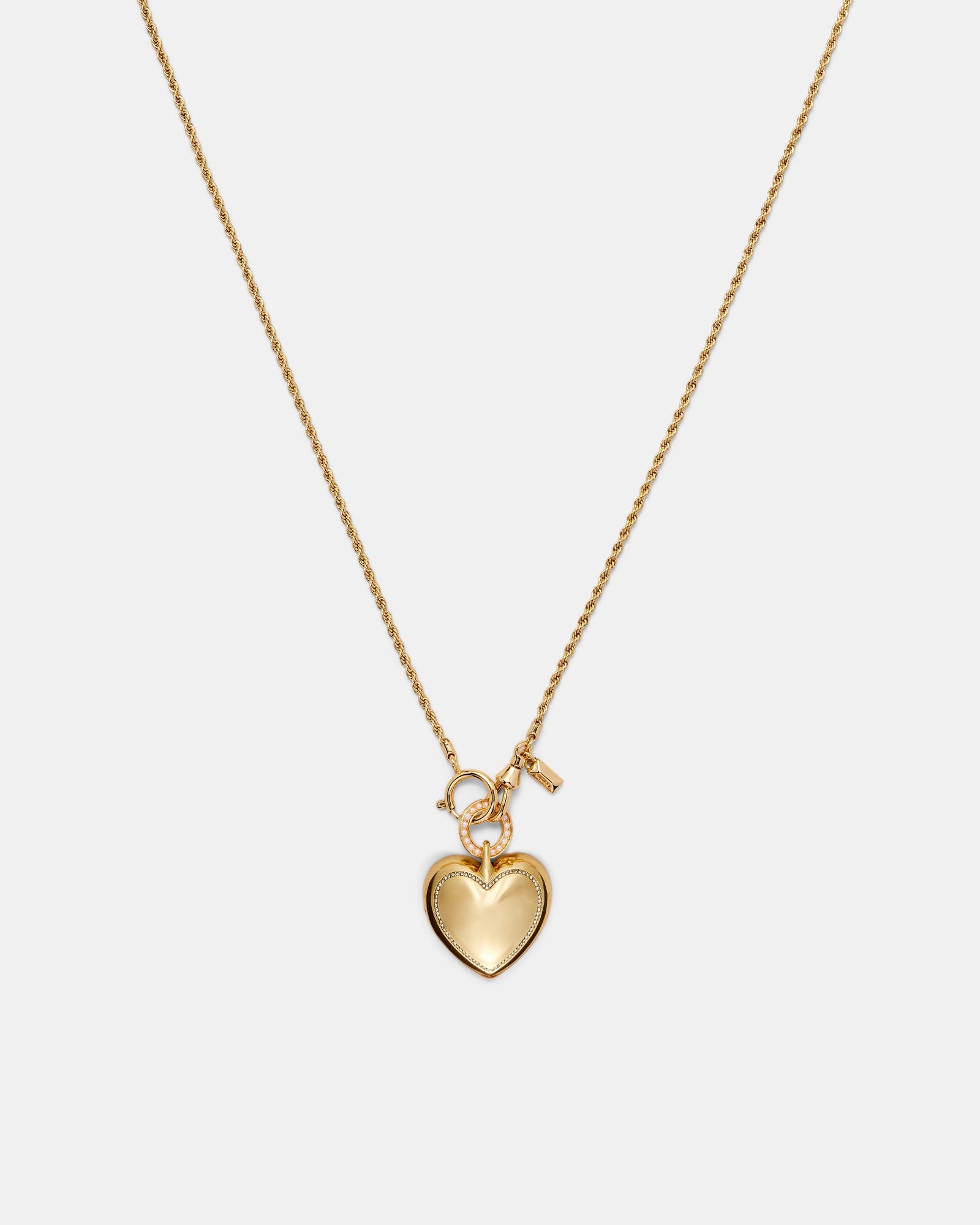 Obsessed Heart Necklace - Gold