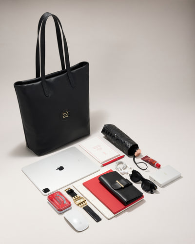 Bay Tote Bag - Black Light Gold