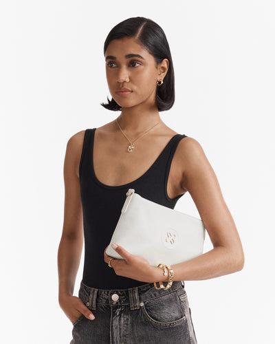 Bay Strap Crossbody Bag - White