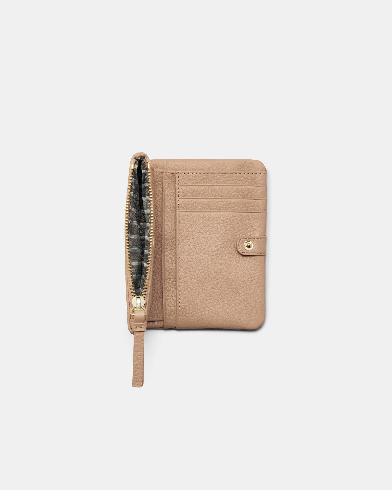 Bay Small Wallet - Almond