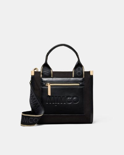 Patch Mini Tote Bag - Black