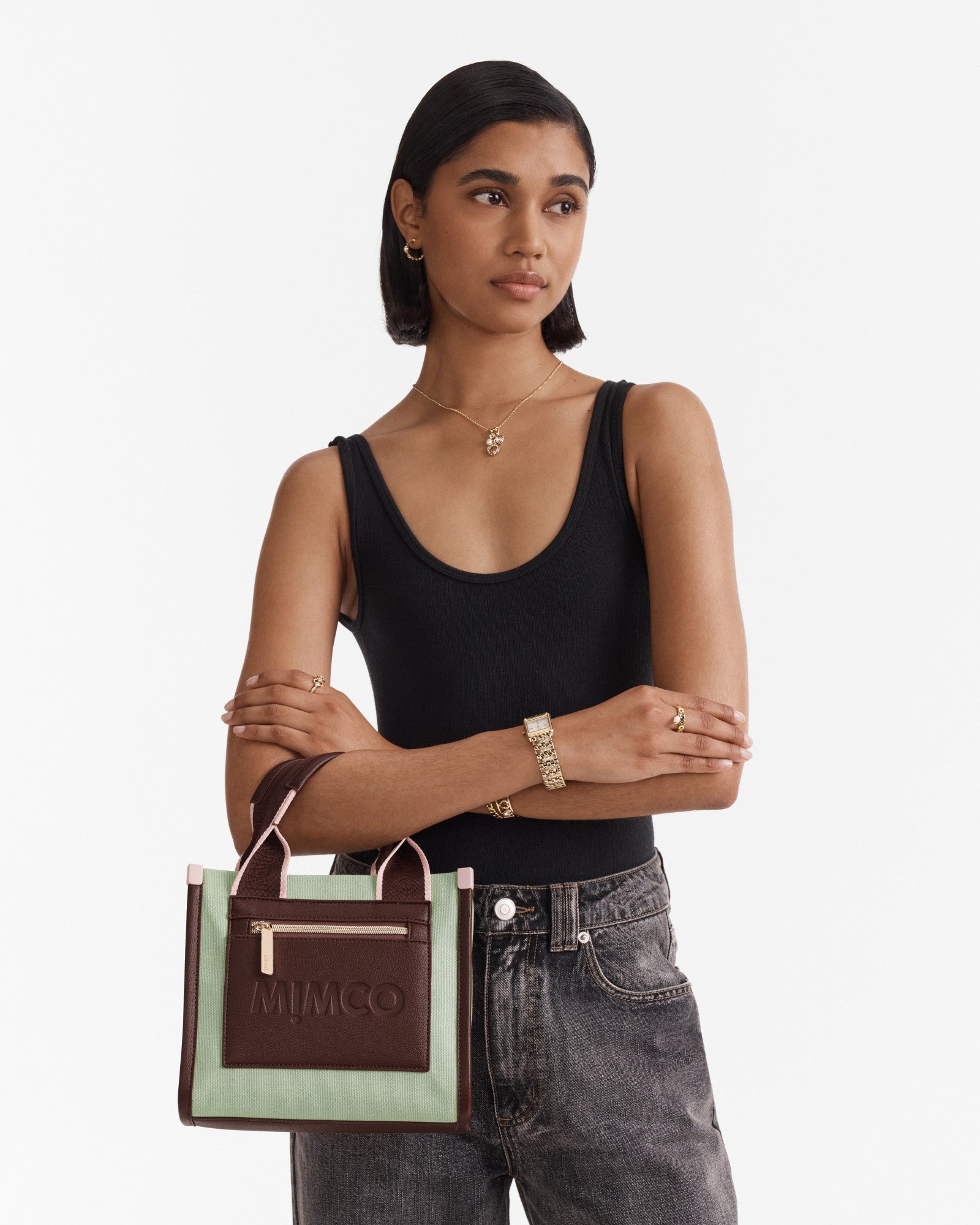 Patch Mini Tote Bag - Willow