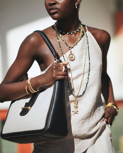Chelsea Small Hobo Bag - Natural Black
