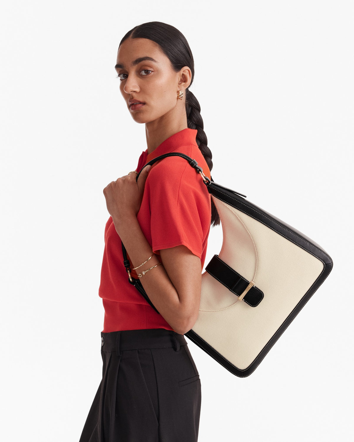 Chelsea Small Hobo Bag - Natural Black