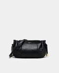 Fleur Tie Crossbody Bag - Black