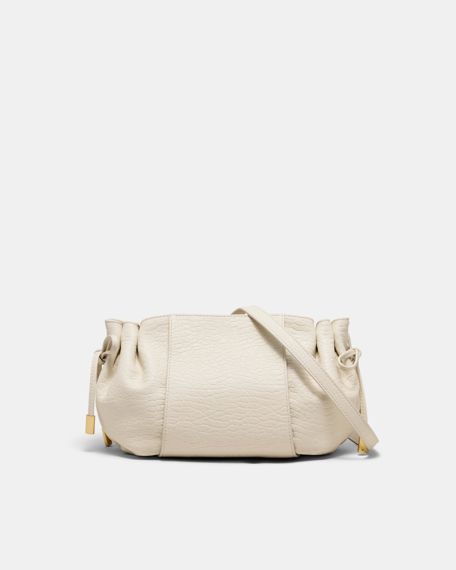 Fleur Tie Crossbody Bag - Vanilla