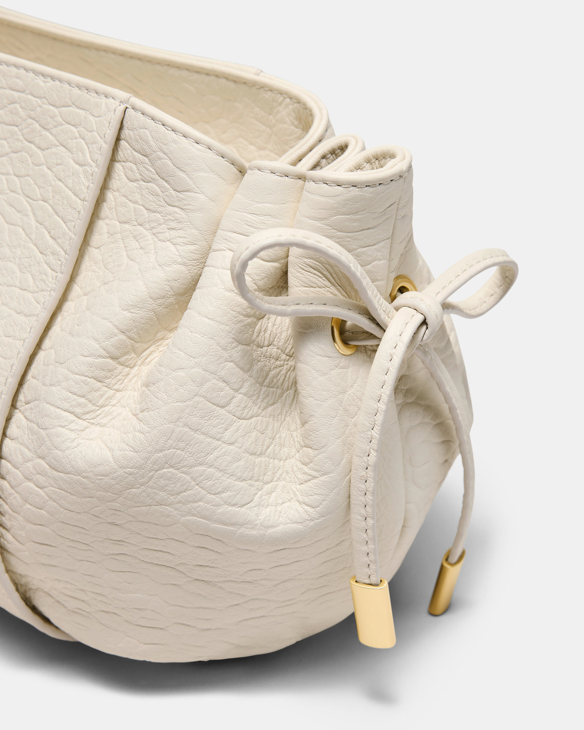Fleur Tie Crossbody Bag - Vanilla