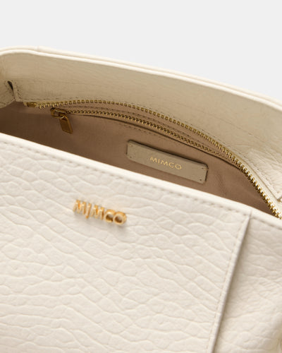 Fleur Tie Crossbody Bag - Vanilla