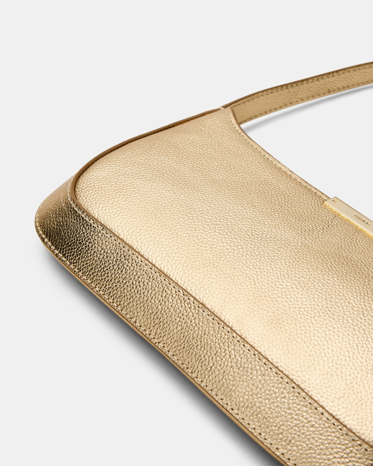 Cove Slim Shoulder Bag - Light Gold