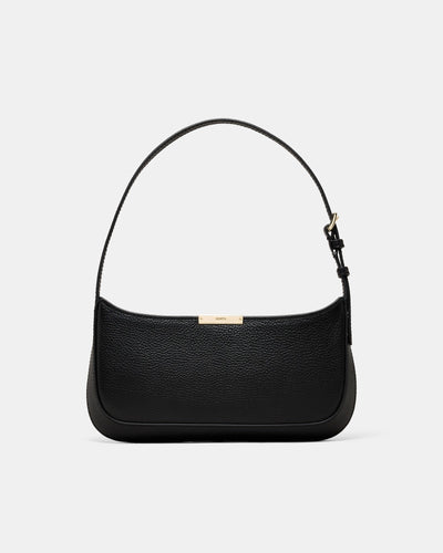 Cove Slim Shoulder Bag - Black
