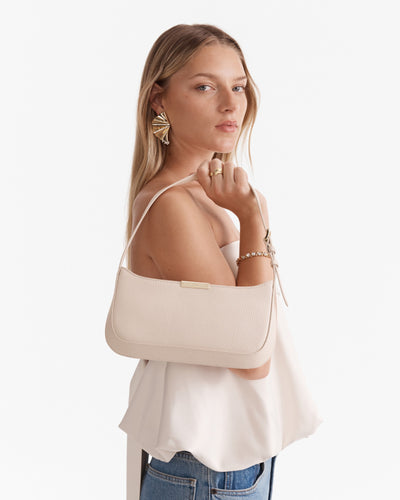 Cove Slim Shoulder Bag - Linen