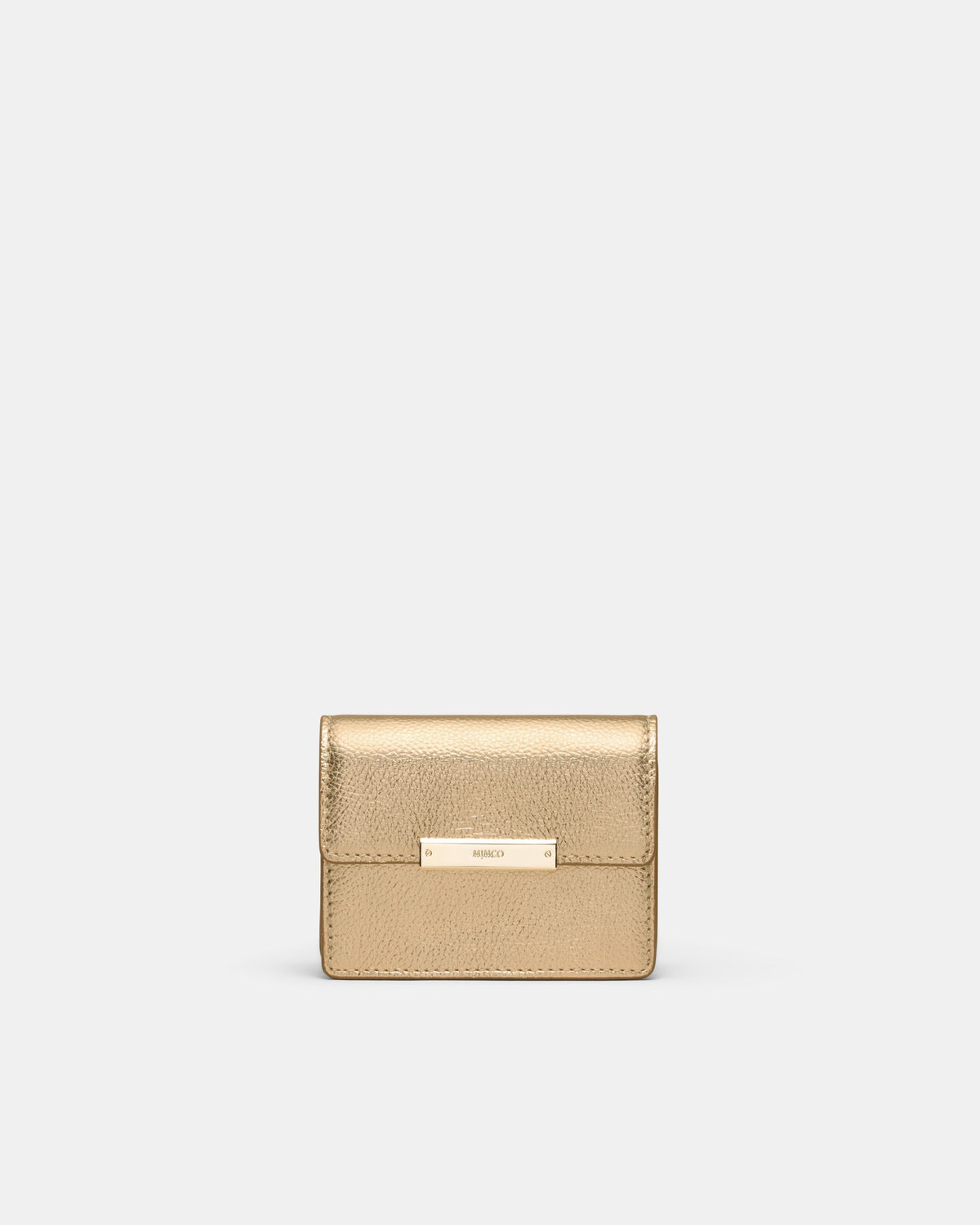 Cove Foldover Credit Card Holder - Gold