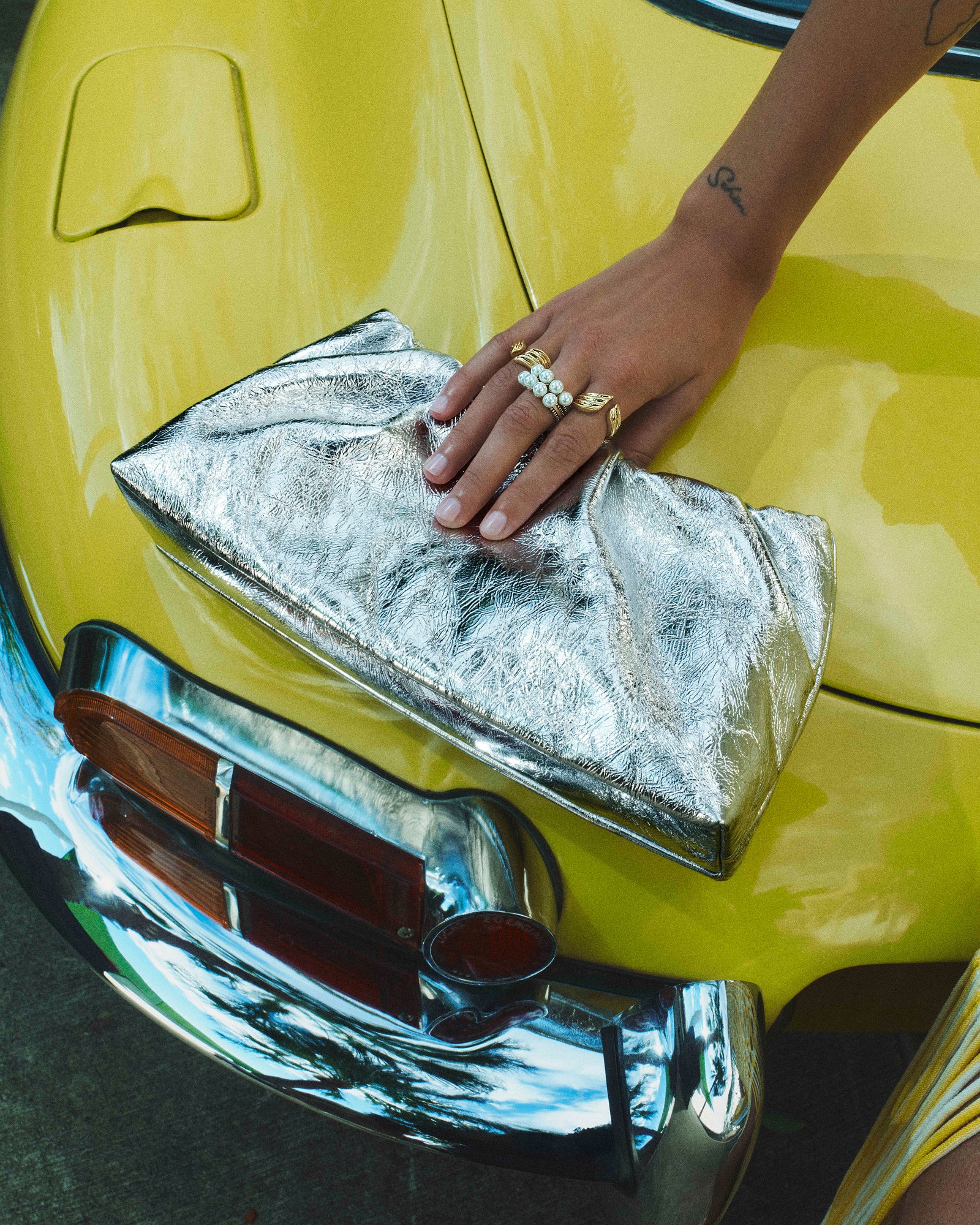 The Clutch Bag - Silver