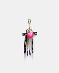 Bungee Ribbon Bag Charm - Pink Multi