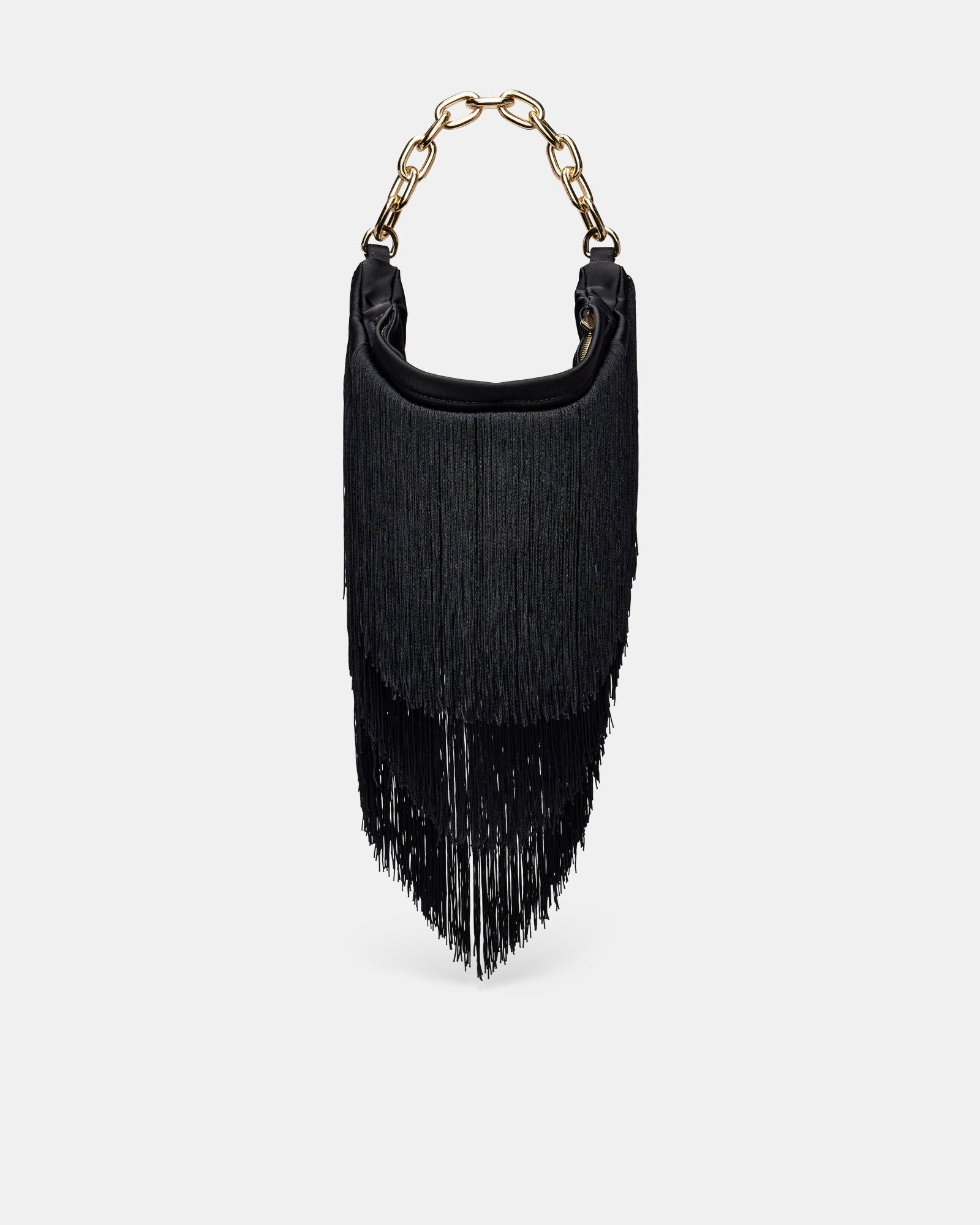 Rockbird Fringe Shoulder Bag - Black